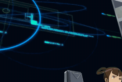 A Group Of People Are Standing In Front Of A Screen That Says Shift On It GIF