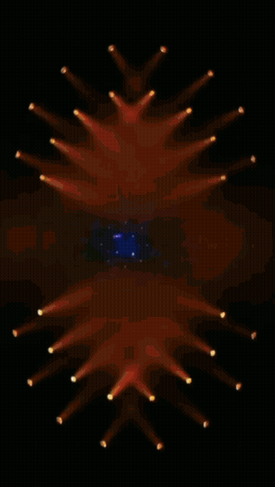 A Group Of People Are Standing In Front Of A Sign That Says Pioneers On It GIF