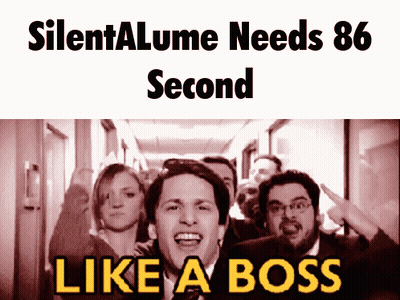 A Group Of People In A Hallway With The Words Like A Boss GIF
