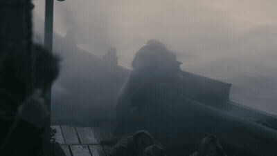 A Group Of People Standing In A Foggy Area GIF