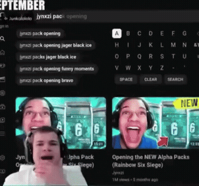 A Group Of People Wearing Headphones Are Laughing And Crying . GIF