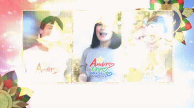 A Group Of People Wearing Shirts That Say Andito On Them GIF