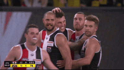 A Group Of Soccer Players Are Celebrating A Goal With Pepper Money Written On Their Jerseys GIF