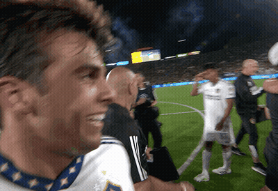 A Group Of Soccer Players Are On A Field And One Of Them Is Wearing A Jersey That Says Adidas GIF