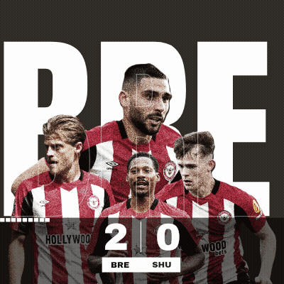 A Group Of Soccer Players Are Standing In Front Of A Scoreboard That Says Bre 20 Shu GIF