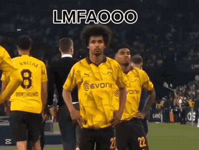 A Group Of Soccer Players Are Standing On A Field And One Of Them Has The Number 8 On His Shirt GIF