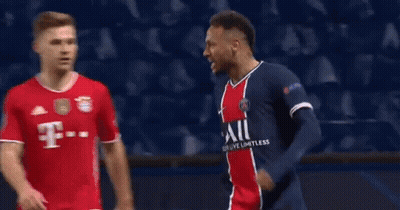 A Group Of Soccer Players Are Standing On A Field . GIF