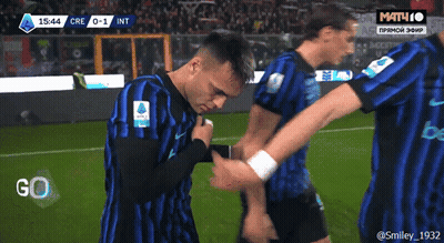 A Group Of Soccer Players On A Field With 15:44 Written On The Bottom GIF