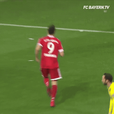 A Group Of Soccer Players On A Field With One Wearing A Number 9 Jersey GIF