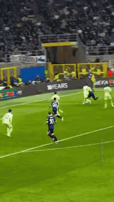 A Group Of Soccer Players On A Field With The Number 30 On The Back Of Their Jersey GIF