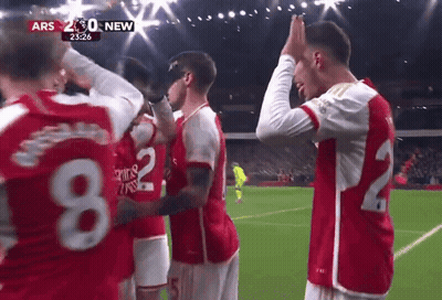 A Group Of Soccer Players On A Field With The Number 8 And 22 On Their Jerseys GIF
