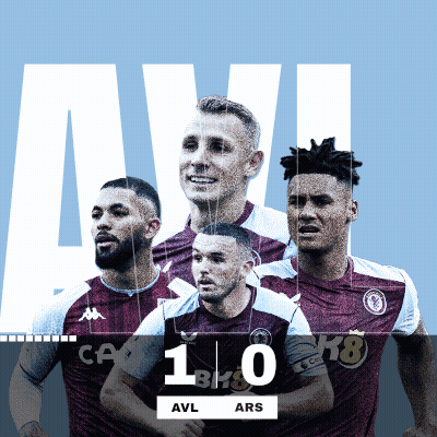 A Group Of Soccer Players Standing Next To Each Other With A Score Of 1 To 0 GIF