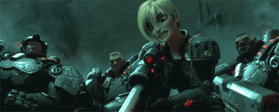 A Group Of Soldiers Are Gathered In A Dark Room And One Of Them Has A Gun GIF