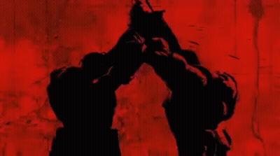 A Group Of Soldiers Are Standing Next To Each Other In Front Of A Red Wall . GIF
