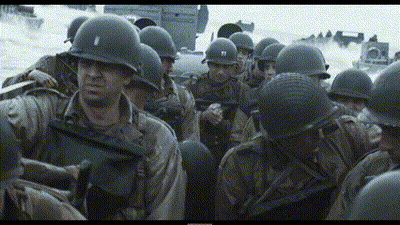 A Group Of Soldiers Wearing Helmets And Carrying Weapons GIF