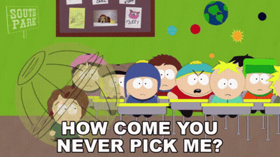 A Group Of South Park Characters In A Classroom GIF