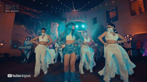 A Group Of Women Are Dancing In A Youtube Originals Video GIF