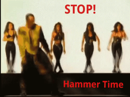A Group Of Women Are Dancing In Front Of A Stop Sign GIF