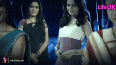 A Group Of Women Standing Next To Each Other With The Word Life Ok On The Bottom Right GIF