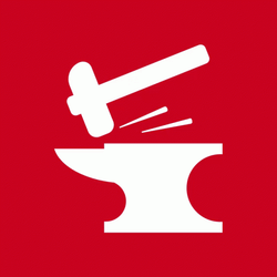 A Hammer And Anvil Work GIF