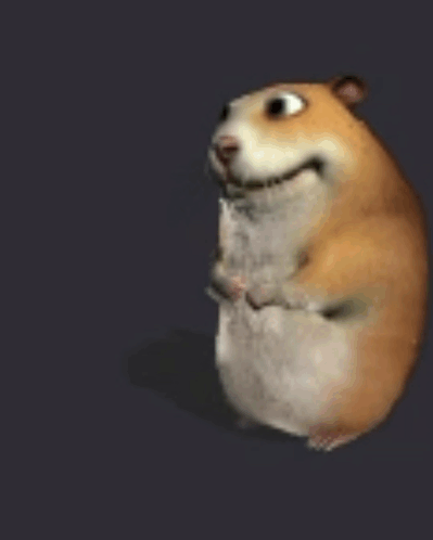 A Hamster Is Holding A Book In Its Paws . GIF