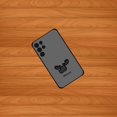 A Hand Holding A Cell Phone That Says Do You Moose GIF