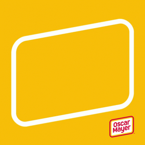 A Hand Is Holding A Sandwich With A Oscar Mayer Logo Behind It GIF