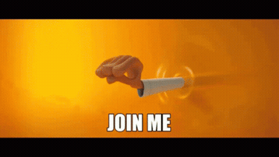 A Hand Is Sticking Out Of A Hole With The Words Join Me Written On It GIF