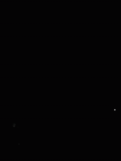 A Hand Print Is Visible In The Dark GIF