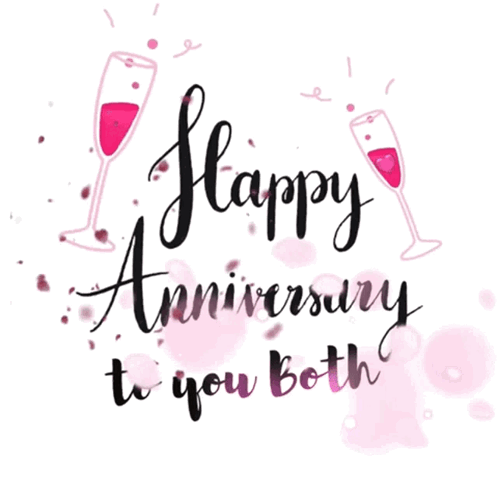 A Happy Anniversary To You Both Greeting Card GIF