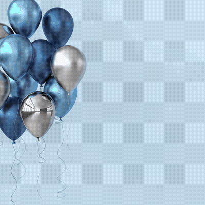 A Happy Birthday Greeting Card With A Cartoon Character GIF