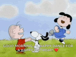 A Happy Dance For Snoopy Birthday GIF