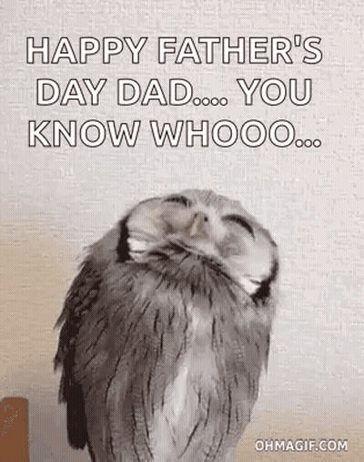 A Happy Father 'S Day Dad , You Know Whooo ... GIF