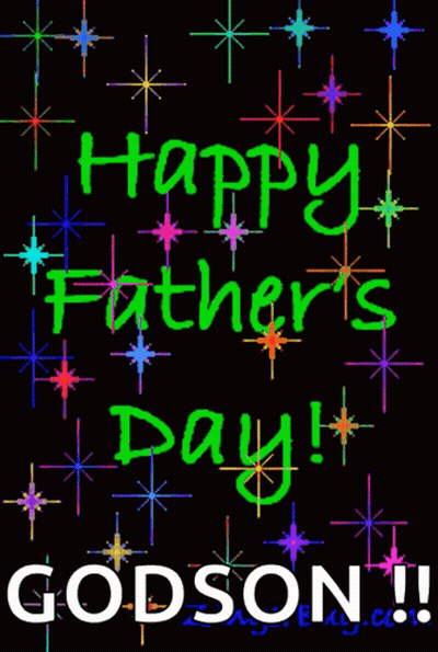 A Happy Father 'S Day Godson Greeting Card GIF
