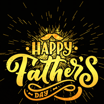 A Happy Father 'S Day Greeting With A Mustache GIF