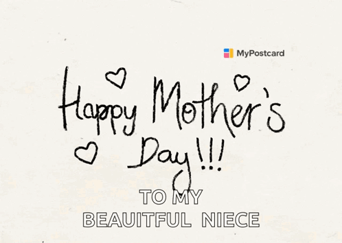 A Happy Mother 'S Day Message To A Beautiful Niece GIF