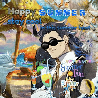 A Happy Summer Stay Cool In This Summer Heat GIF