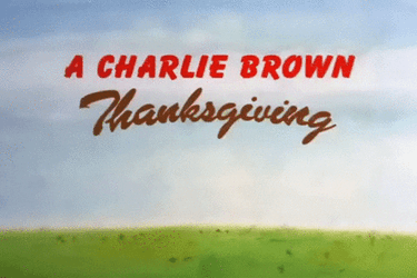 A Happy Thanksgiving Charlie Brown GIF