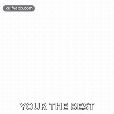 A Happy Valentine 'S Day Greeting Card With Hearts Hanging From Strings GIF