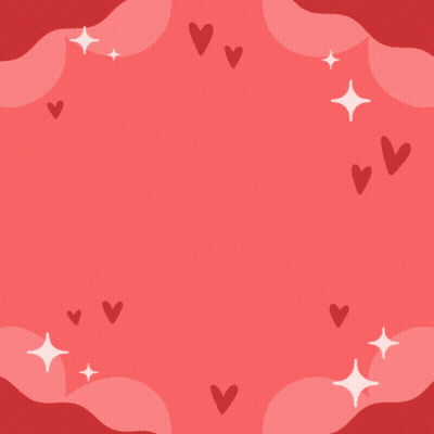 A Happy Valentine 'S Day Greeting Card With Hearts On It GIF