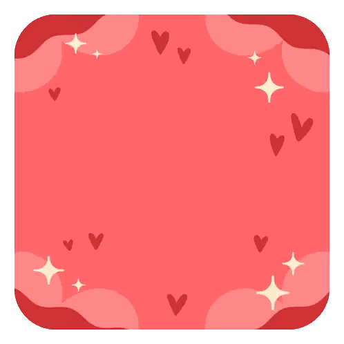 A Happy Valentine 'S Day Greeting Card With Hearts On It Sticker