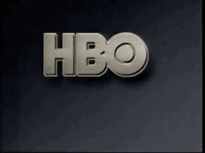 A Hbo Logo Is Displayed On A Dark Background GIF
