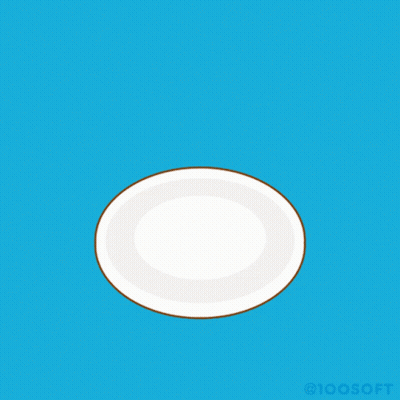 A Heart Shaped Pancake With Syrup And Butter On It GIF