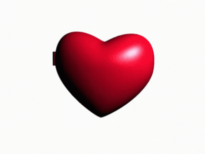 A Heart With A Picture Of A Samurai And The Words Blue Samurai GIF