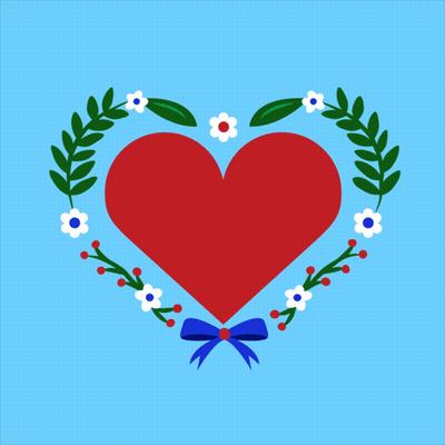 A Heart With The Words " Love You Mom " On It GIF