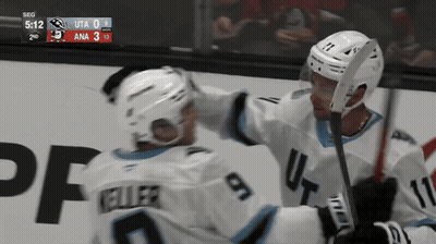 A Hockey Game Is Being Played And The Score Is 0-3 GIF