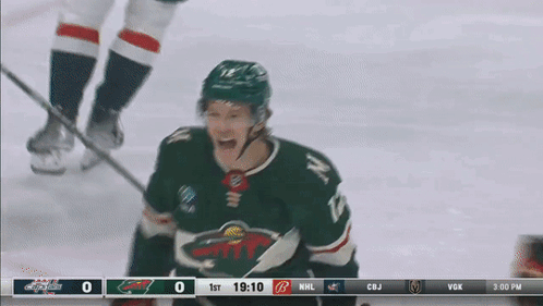 A Hockey Game Is Being Played And The Score Is 0 To 0 GIF
