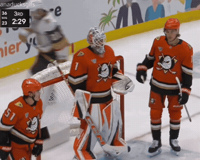 A Hockey Game Is Going On And The Score Is 36 To 3Rd GIF