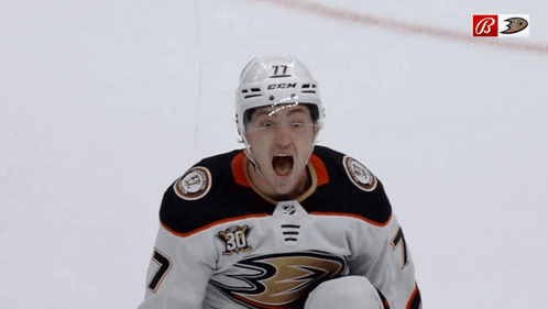 A Hockey Player Wearing A Jersey That Says 30 On It GIF