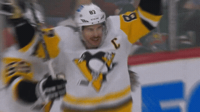 A Hockey Player Wearing A Jersey With The Number 3 GIF